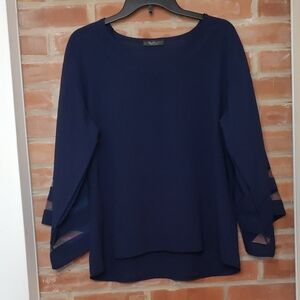 Basicon Navy 3/4 Sleeve Blouse